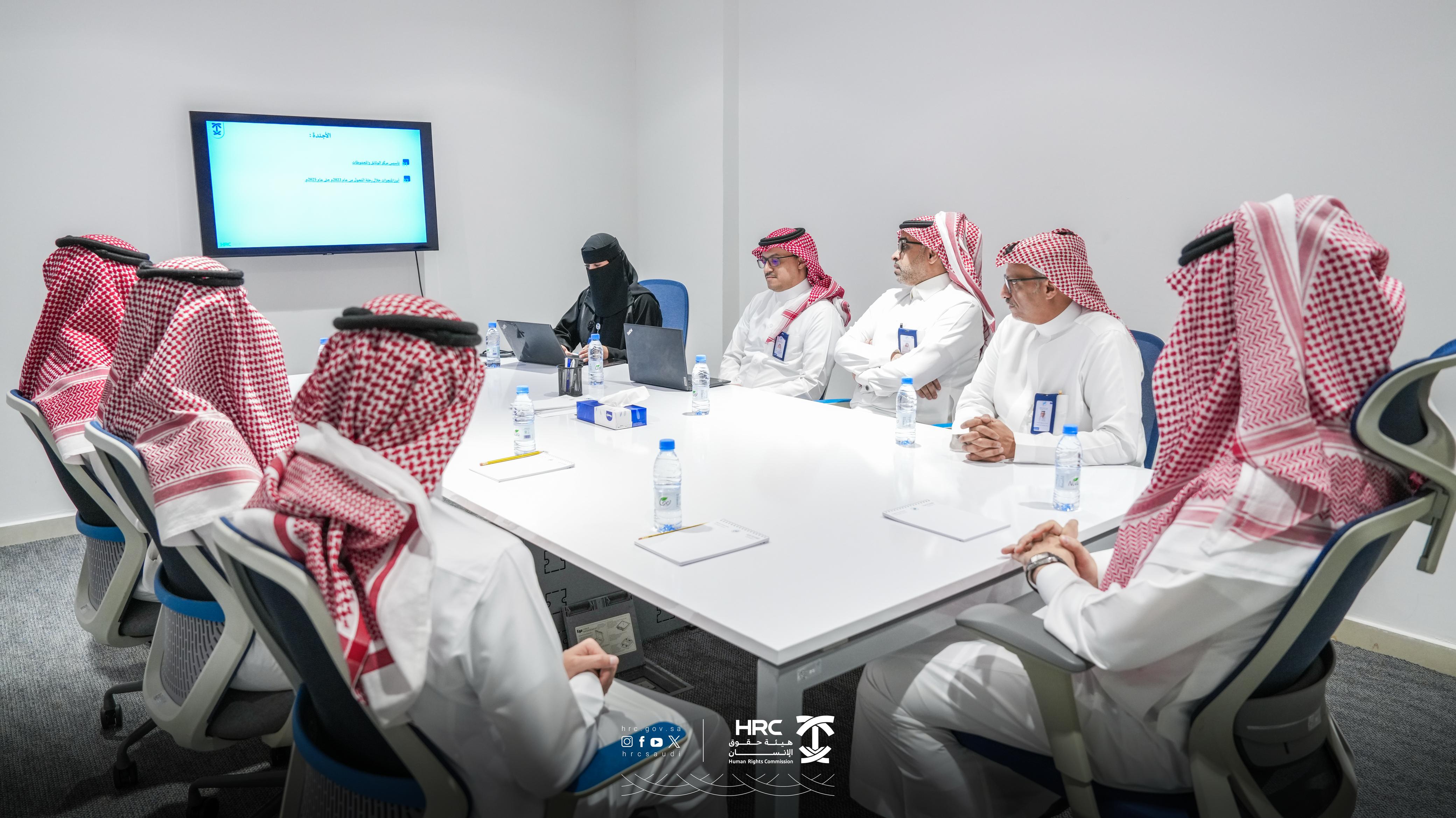 هيئة حقوق الإنسان تستقبل وفداً من الهيئة السعودية للمدن الصناعية ومناطق التقنية