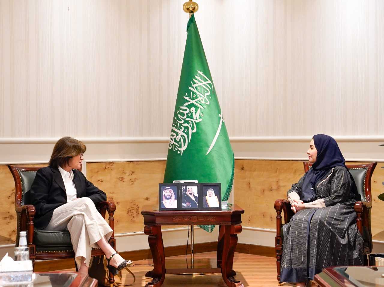 HRC Chairman, Dr. Hala Al-Tuwaijri, Meets With the Deputy Minister of Foreign Affairs of The Republic Of Chile